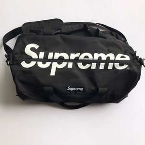 Supreme Black Duffel Bag SS17